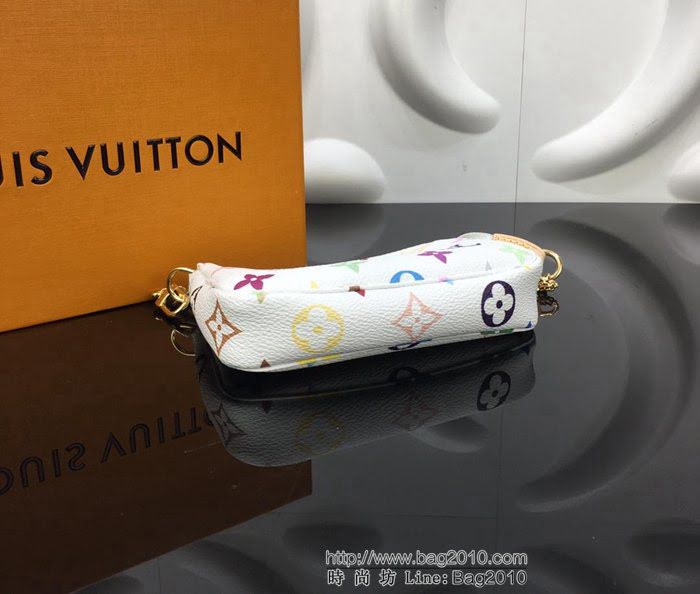 路易威登LV 頂級原單 M58009 白33彩 獨家限量版 飾物包 Pochette Accessories小手袋  YDH2551